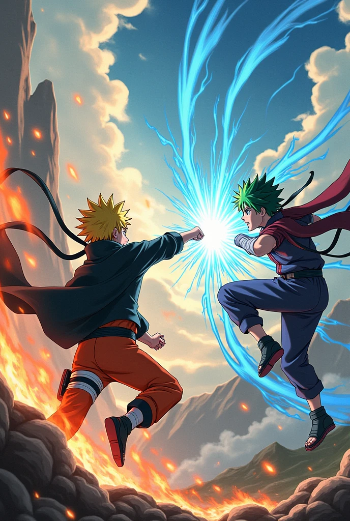 naruto vs deku