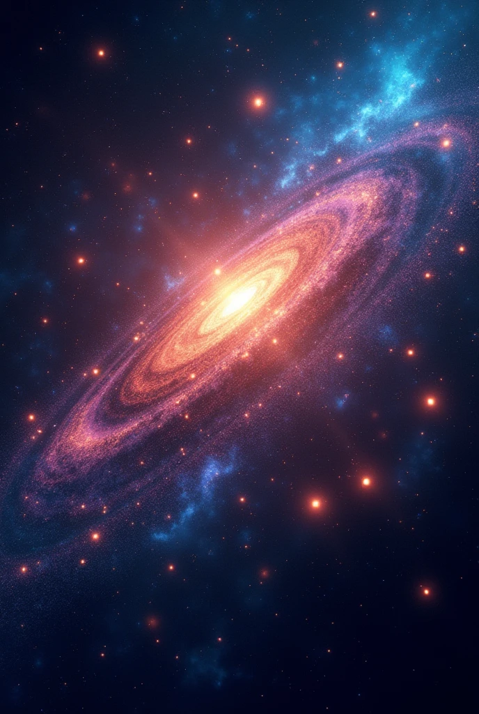 multi-colored stars in space I NEED THE STARS TO STAND OUT
