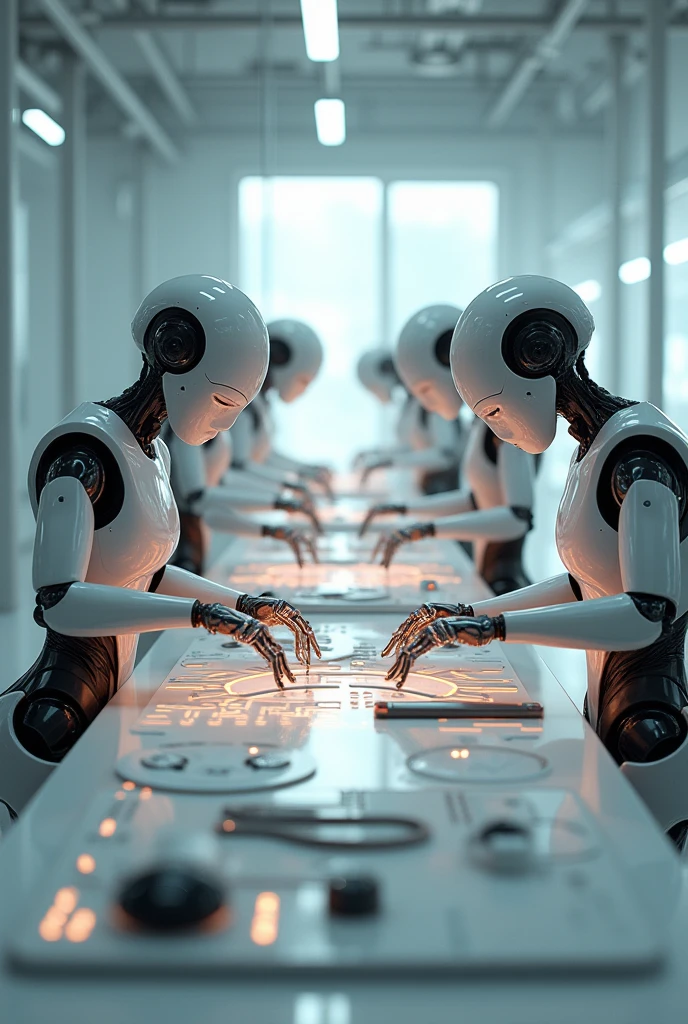 Artificial intelligences creating tables