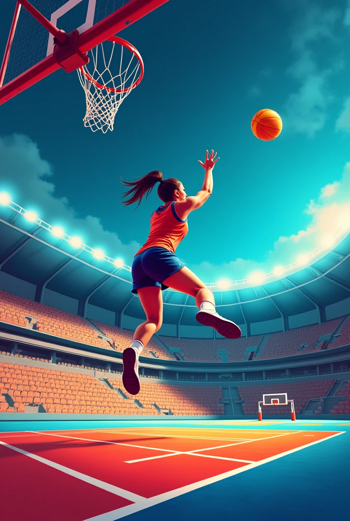 Netball shoot poster