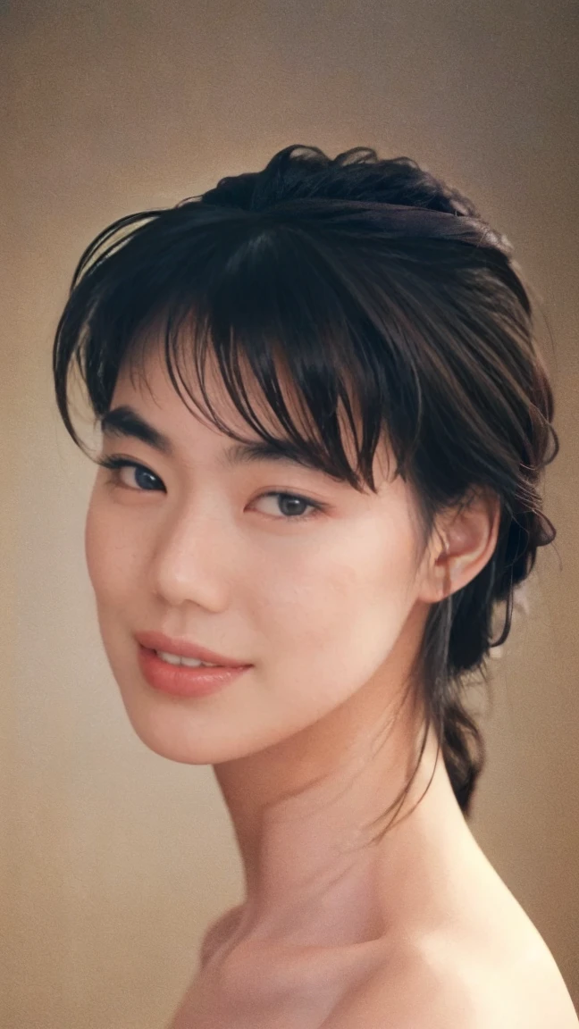 Memory correction:2.55, Everything is modern:1.66, Cute Japanese Women Photos, smile, 20-year-old, Oil for straight, one-length hair＆Hair balm:1.55, (photo Realistic:1.4), (hyper Realistic:1.4), (Realistic:1.3), (Smoother lighting:1.05), (Improving the quality of cinema lighting:0.9), 32K, 1 person,20-year-oldの, Realistic lighting, Backlight, The light shines on your face, Ray Tracing, (Bright light:1.2), (Improvement of quality:1.4), (Highest quality Realistic textured skin:1.4), fine grain, Detailed face,(smile:0), (Emphasis on face close-up:1.3), (Enhances the beauty of skin texture:1.1),((Extremely precise and accurate anatomy:1.0)), (Enhances the beauty of skin texture:1.1), Clean and glowing skin, mesh, thin:1.2, (Realistic:1.3), Realisticなライティング, (Smoother lighting:1.05), 32K, One Japanese woman, fine grain, Detailed face, (Film Grain:1.1),(Accentuates body lines:1.1), High resolution, Natural look, Kind eyes, Improves hair quality, Delicate light and shadow, Transparent muscles, Graceful pose, Beautiful Eyes, Sharp details, Soft light reflection, Beautiful contours, Delicate skin tone, Fine hair texture,Cute Japanese Women Photos,