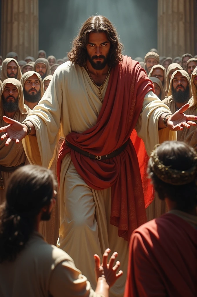 Jesus rebukes the scribes and Pharisees, who were responsible for teaching Scripture and the Law, for being hypocrites
