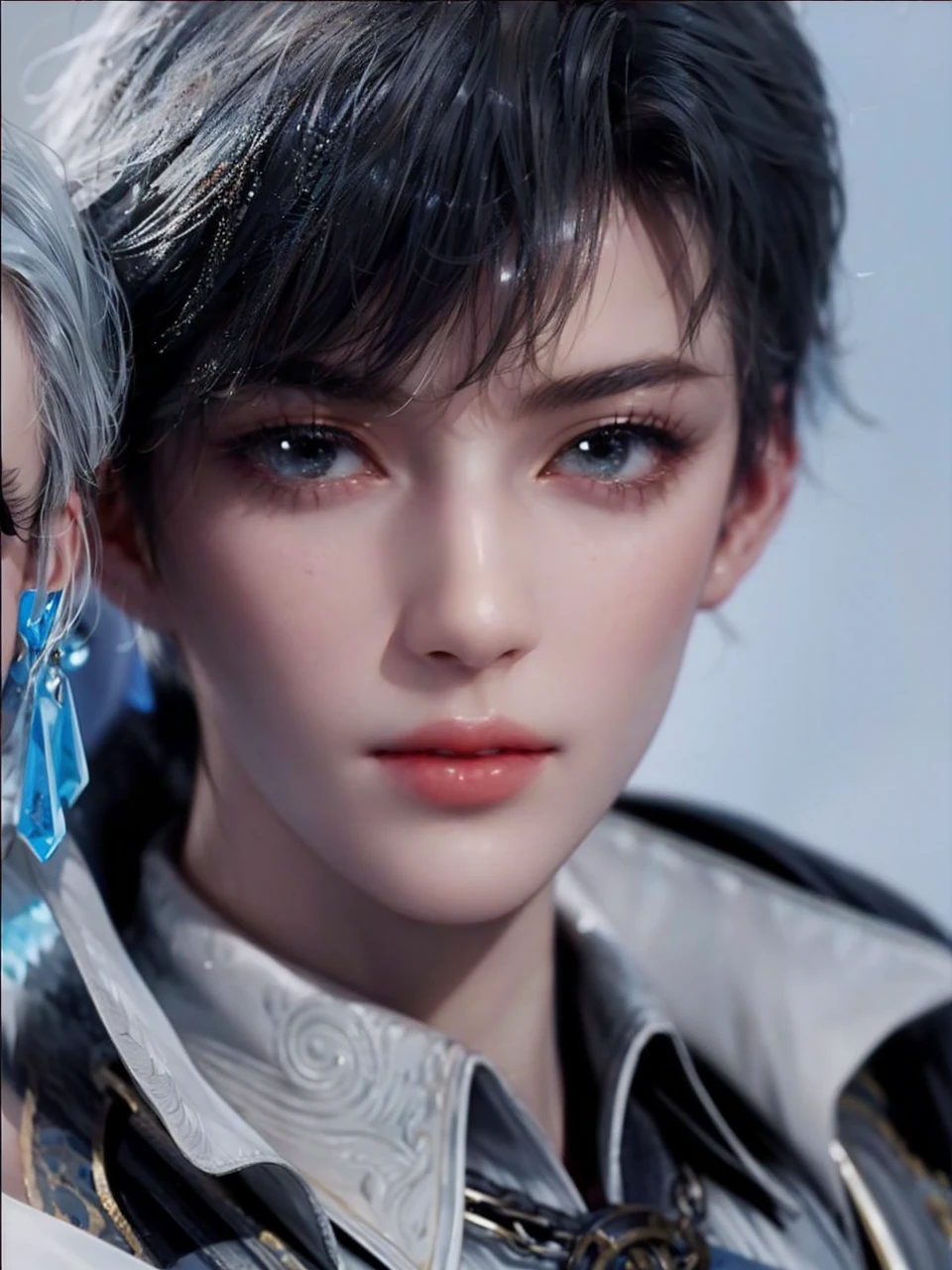 143
(20 year old woman), (surreal), (High level image quality), ((beautiful hairstyle 46)), ((short hair:1.46)), (breasted:1.1), (lipsticks)