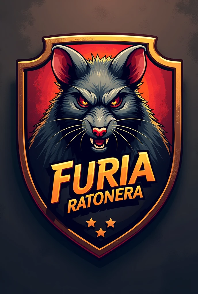 Furia Ratonera Football Club shield with name on the shield