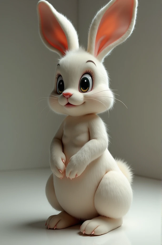 Create a hot naked furry bunny