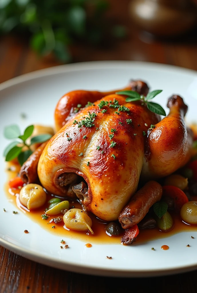 roast chicken menu