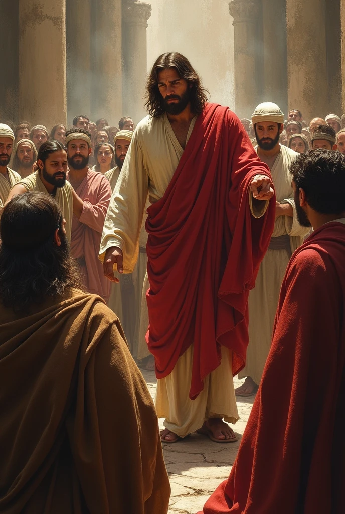 Jesus rebukes the scribes and Pharisees, who were responsible for teaching Scripture and the Law, for being hypocrites