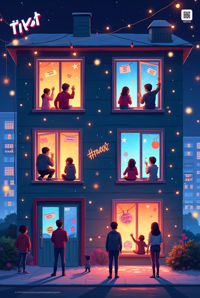 Make a poster for tik tok's Official Window Battle