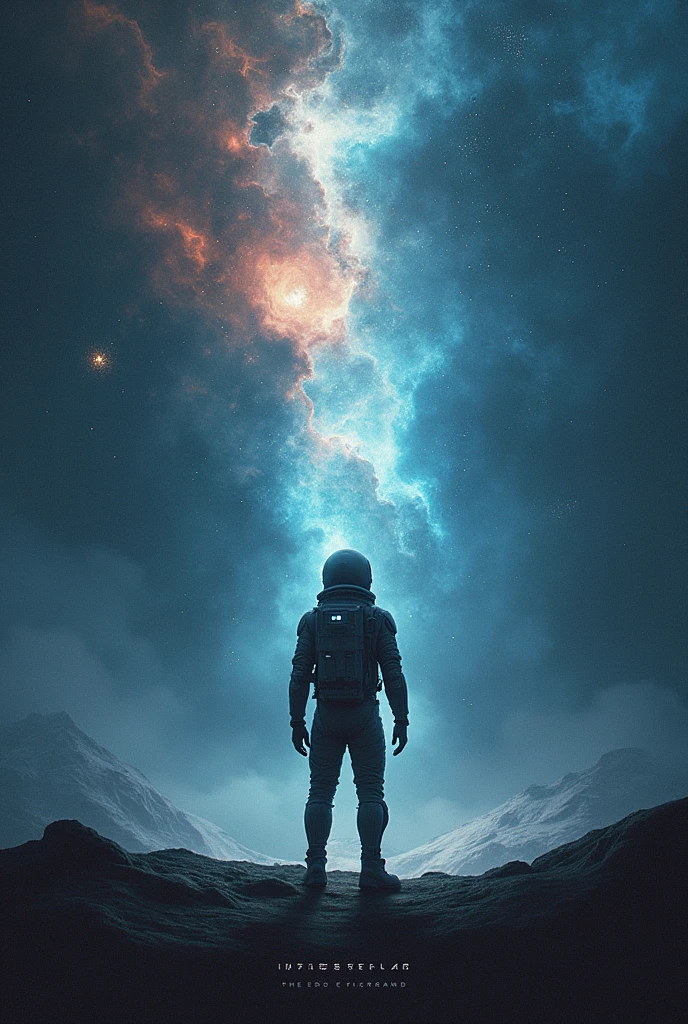 Create a really nice concept art about the movie Interstellar that defines very well what the movie is about