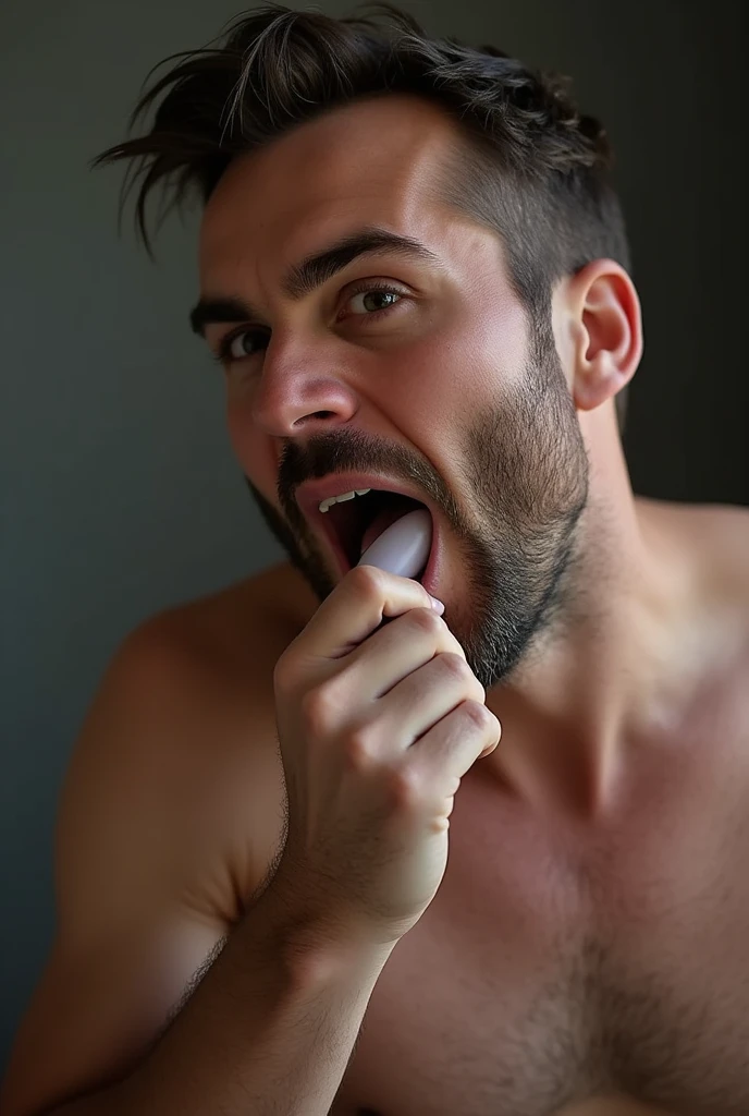 Mature man sucking penis 