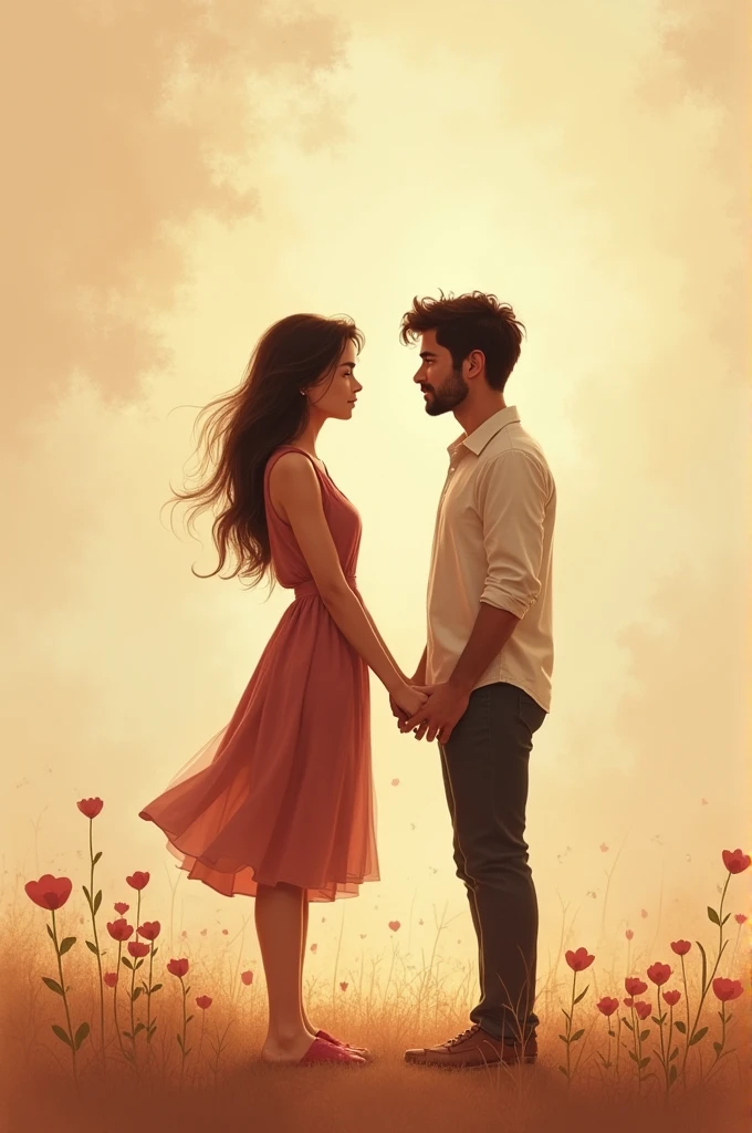Make a drawing about the book “The reason for being with you”