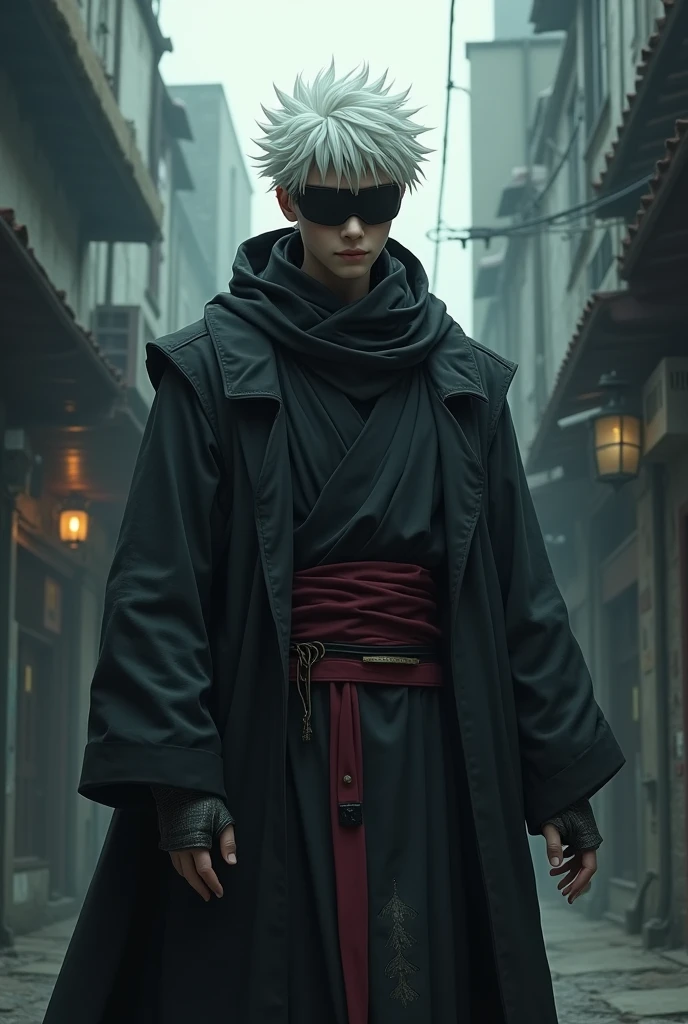 Something about Satoru gojo in Toji's clothes