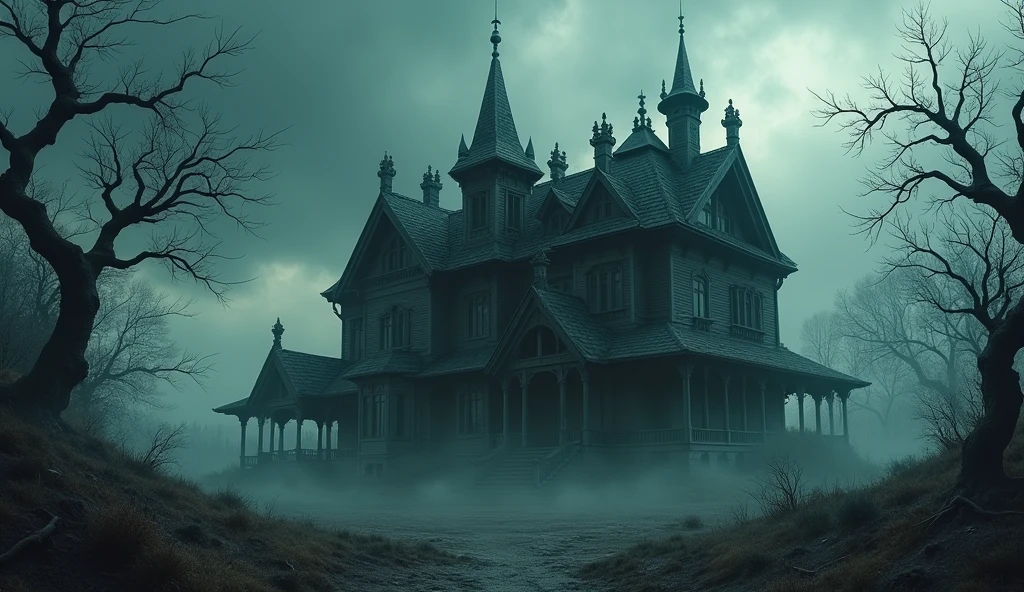 make an illustration of a house of dark rituals,use dark colors, do it in a scary tone to make it scary, ultrarrealisitic, extremely detaild, photoshot_\( ultra\), photoshotrealisitic, realisitic, Post-processing, Maximum details, roughness, real-life, ultrarealisitic, photoshotrealism, photoshotgraphy, 8k hd, photoshotgraphy