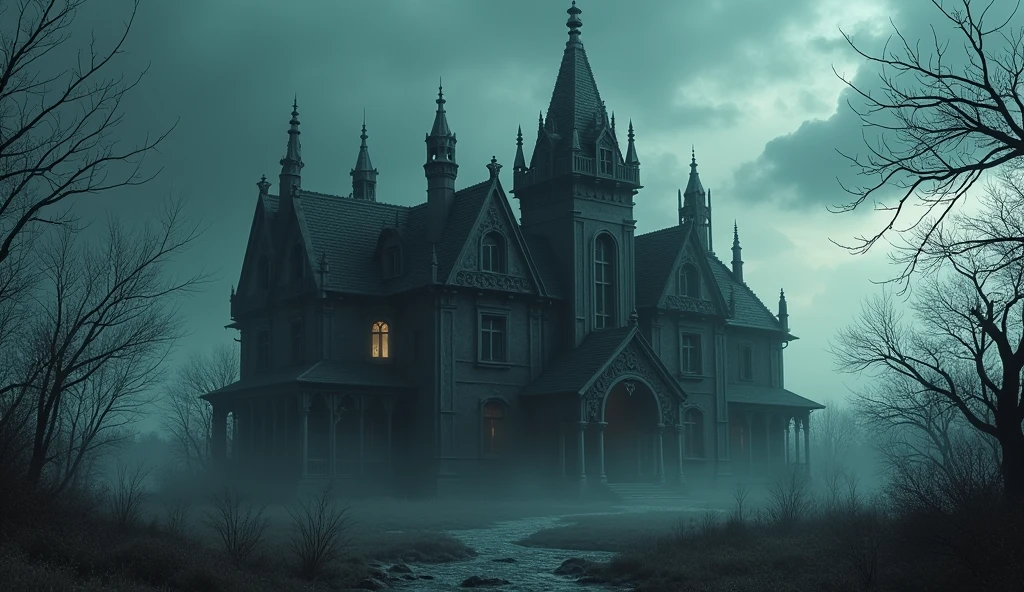 make an illustration of a house of dark rituals,use dark colors, do it in a scary tone to make it scary, ultrarrealisitic, extremely detaild, photoshot_\( ultra\), photoshotrealisitic, realisitic, Post-processing, Maximum details, roughness, real-life, ultrarealisitic, photoshotrealism, photoshotgraphy, 8k hd, photoshotgraphy