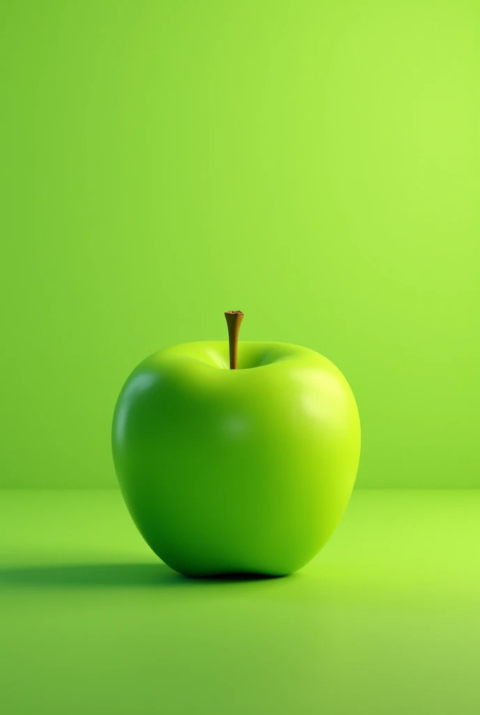 a green apple