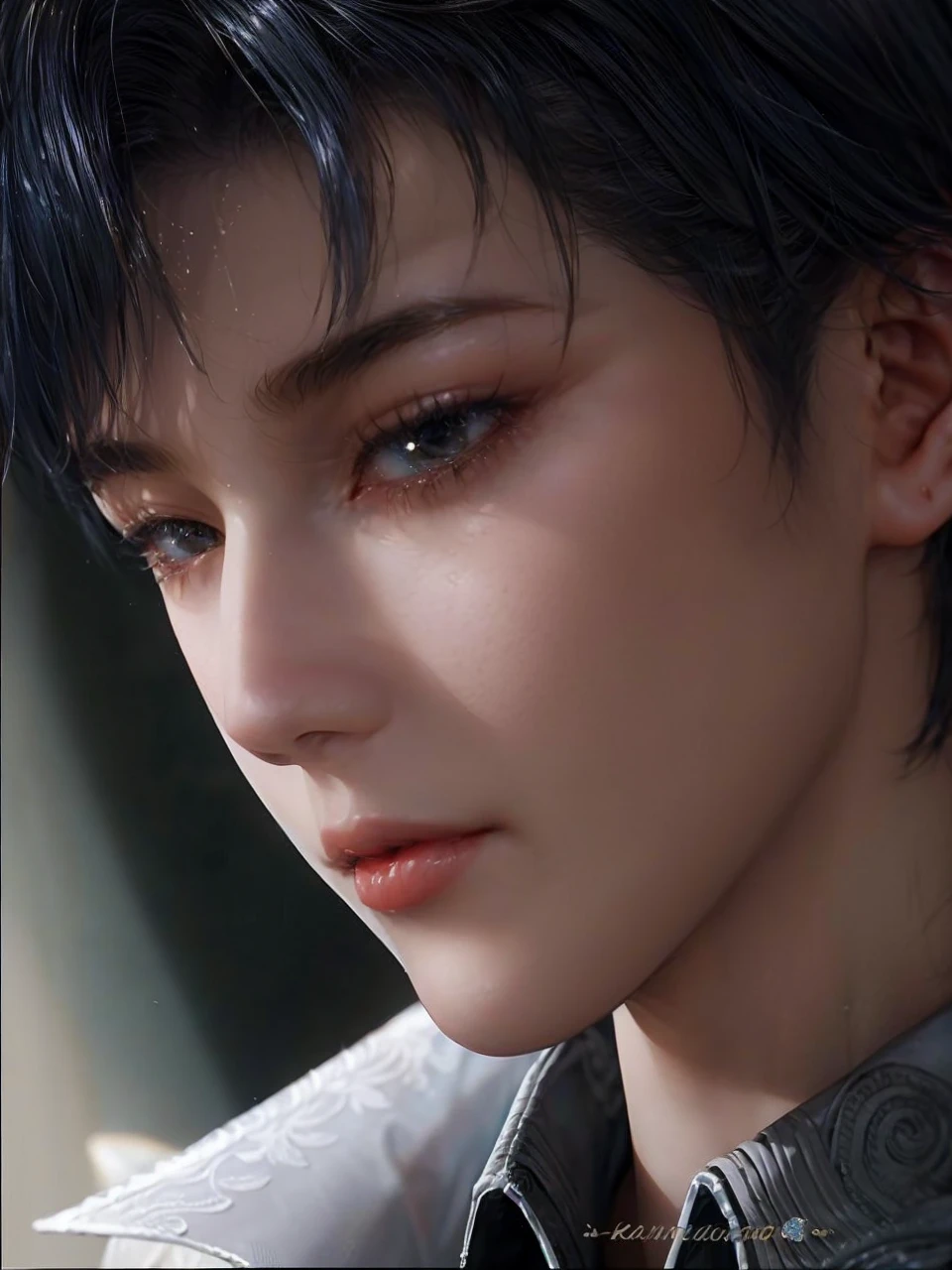 143
(20 year old woman), (surreal), (High level image quality), ((beautiful hairstyle 46)), ((short hair:1.46)), (breasted:1.1), (lipsticks)