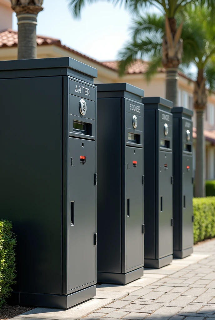 home mailboxes with high security, for example, there is a sophisticated face ID