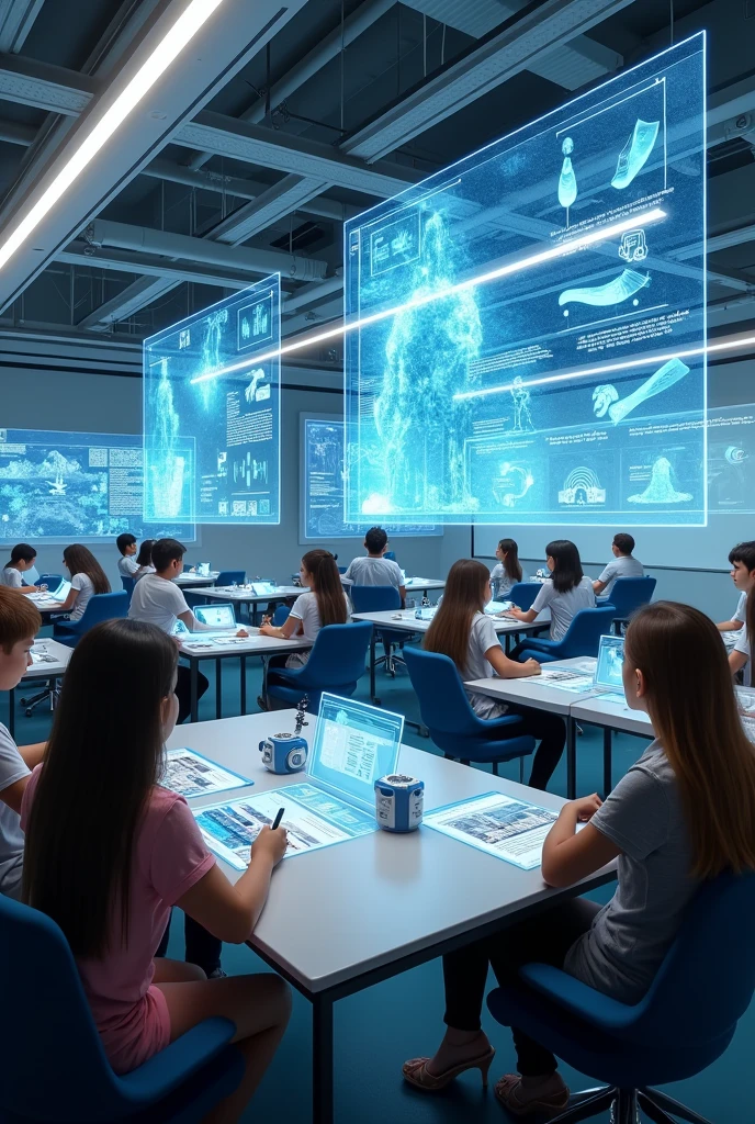 A classroom of the future using technology