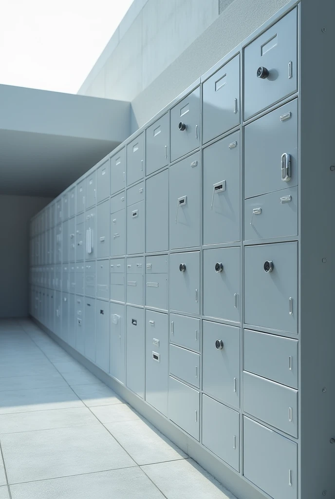 small mailboxes with high security, for example, there is a sophisticated face ID
