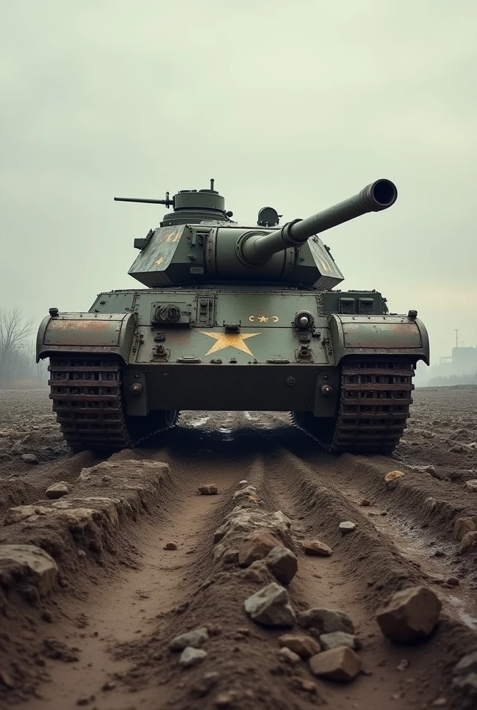 Soviet IS-2 in the field