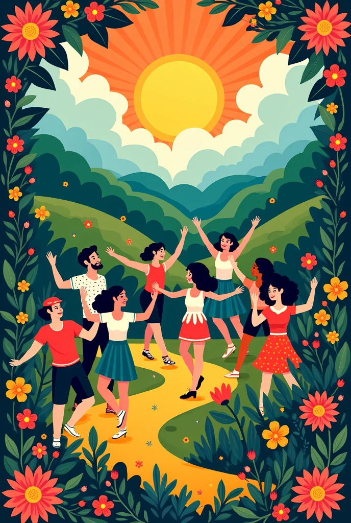 summer solstice by Nick Joaquin poster