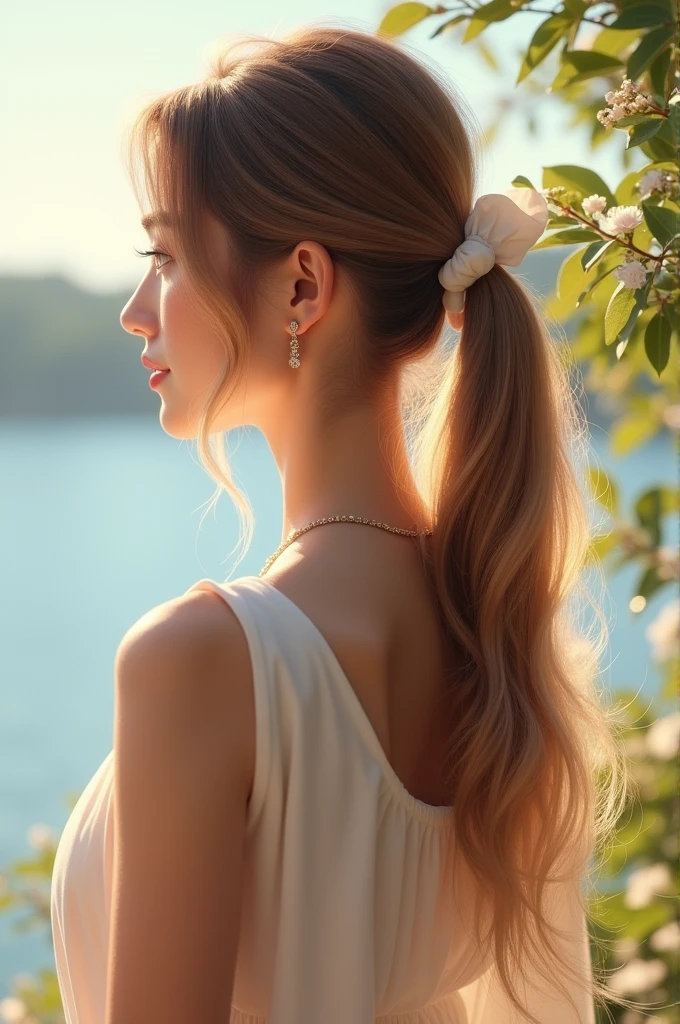Silky ponytail