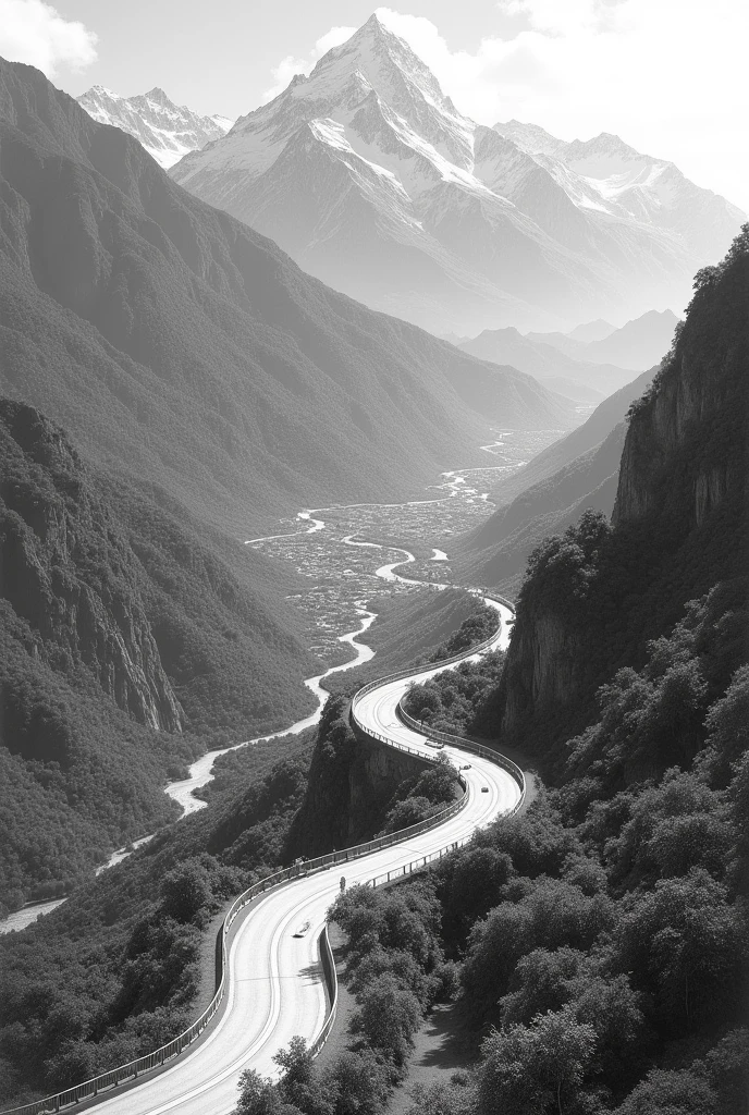 Make a sketch of the Caracas route,Venezuela to Bogota,colombia