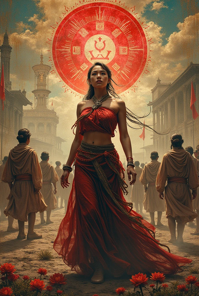 Woman in Republic era clashing with pre-colonial and colonial era. poster
