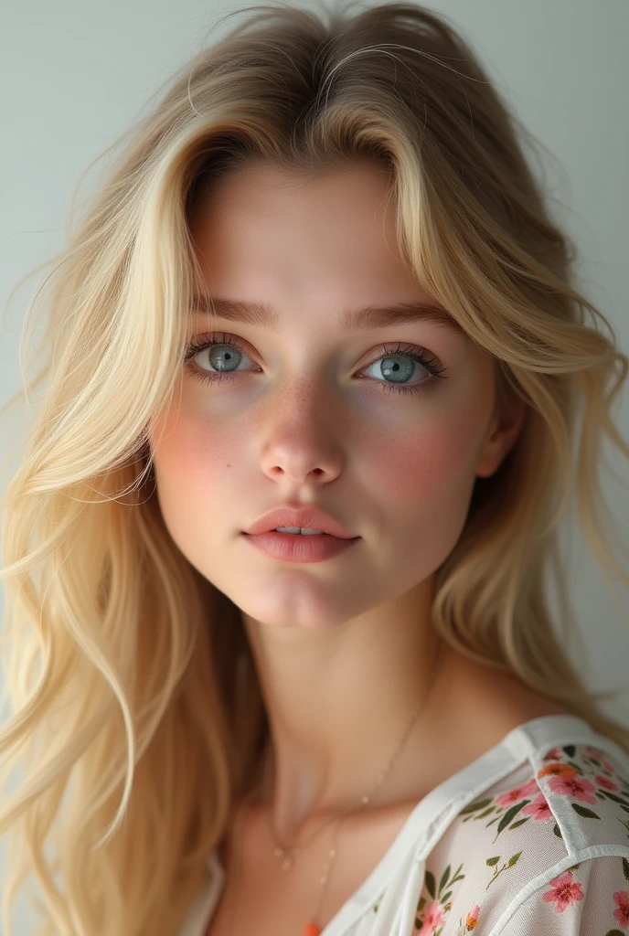 Blond face