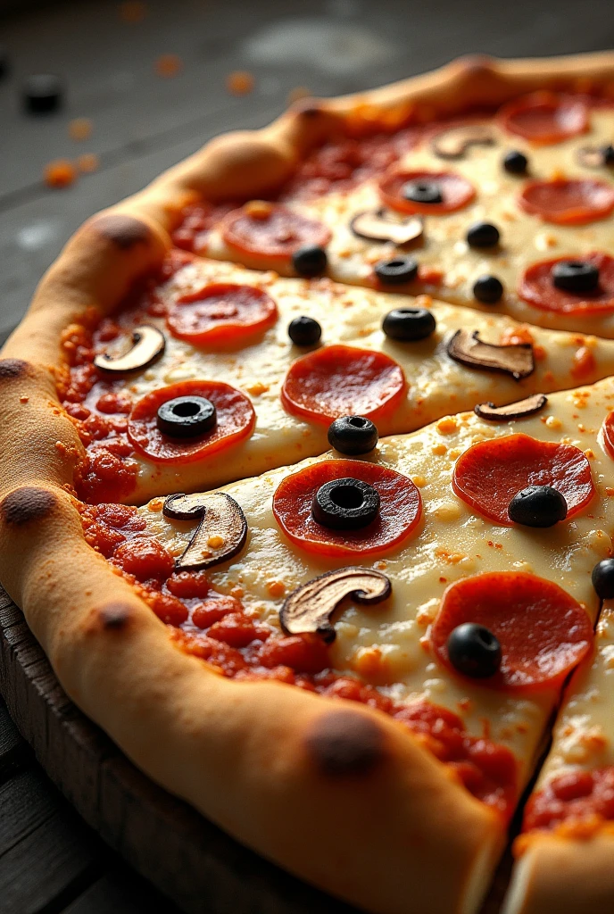I want the pizza even bigger