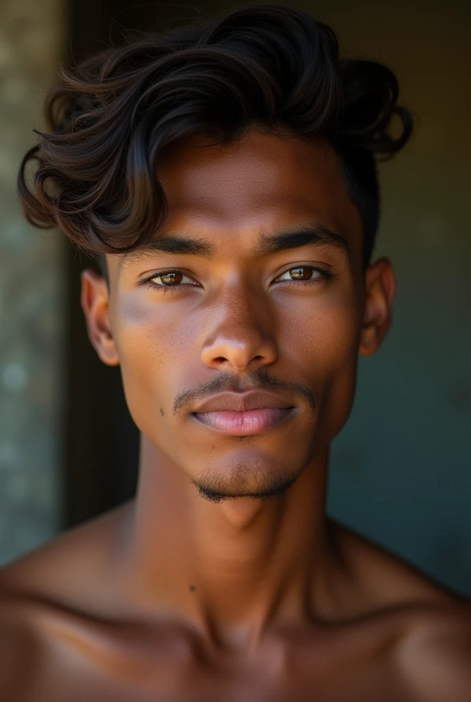 Photograph of a young man of Miskito ethnicity