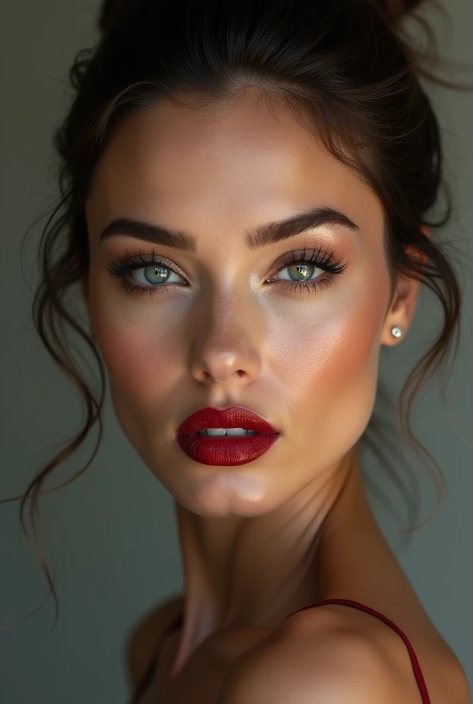 A beautiful supermodel woman