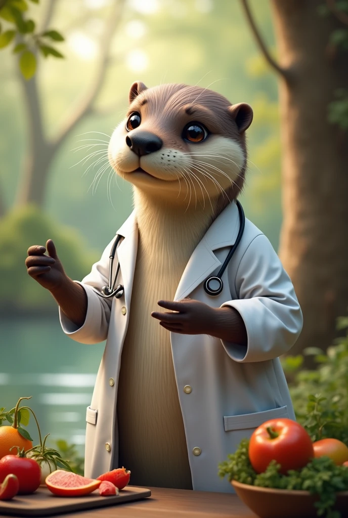 A nutritionist otter