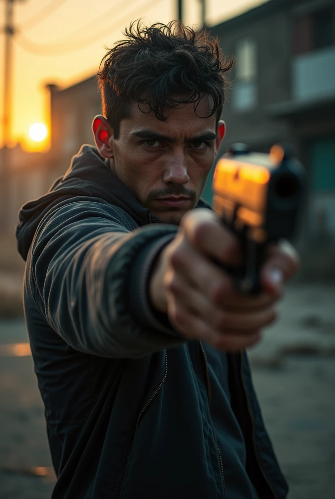 
The Young Man with a 14-Caliber Gun in His Hand Took His Revenge
