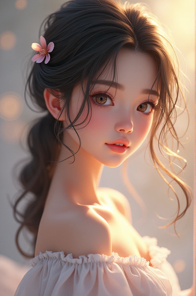 Anime 3D beautiful girl