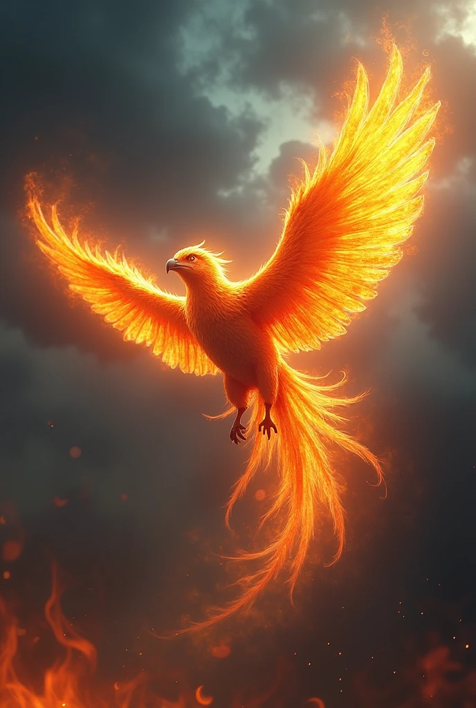 Bird on fire
