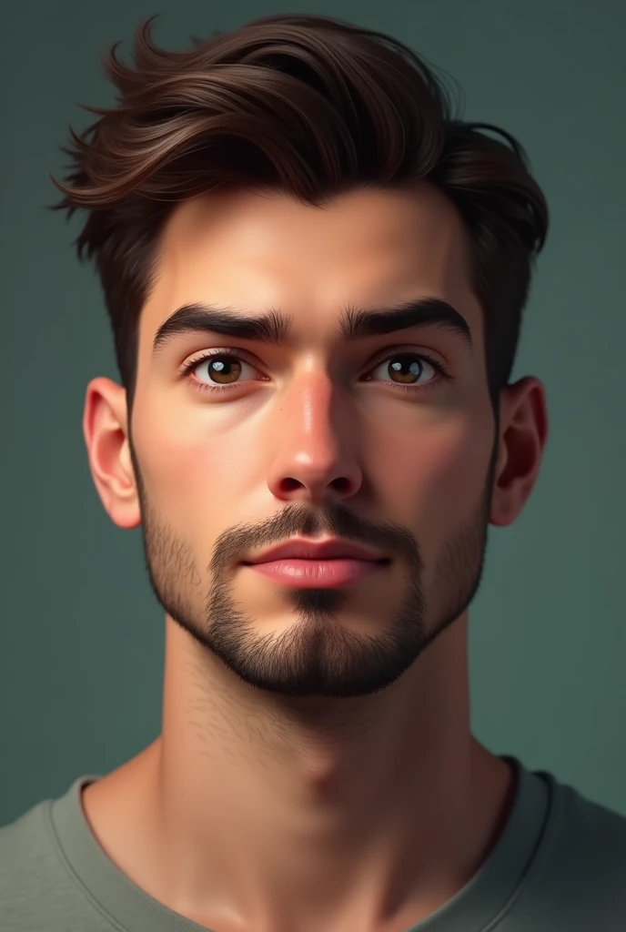 20 year old man with a goatee