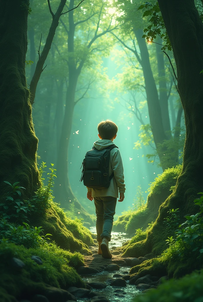 One day a enters the realm of fairies.