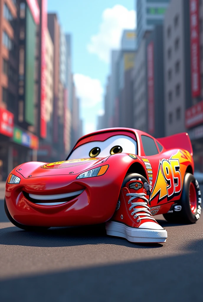 lightning mcquenn in some sneakers