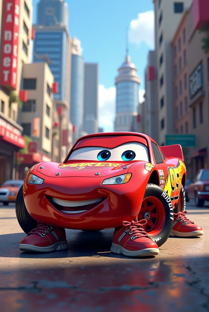 lightning mcquenn in some sneakers

