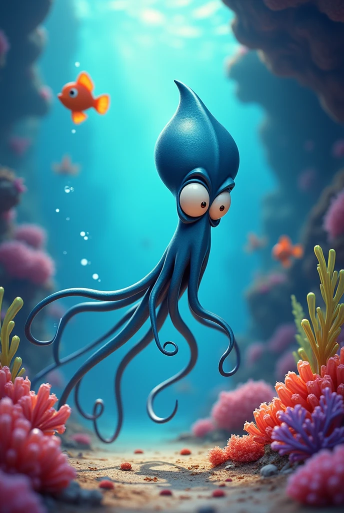 squid thief disney
