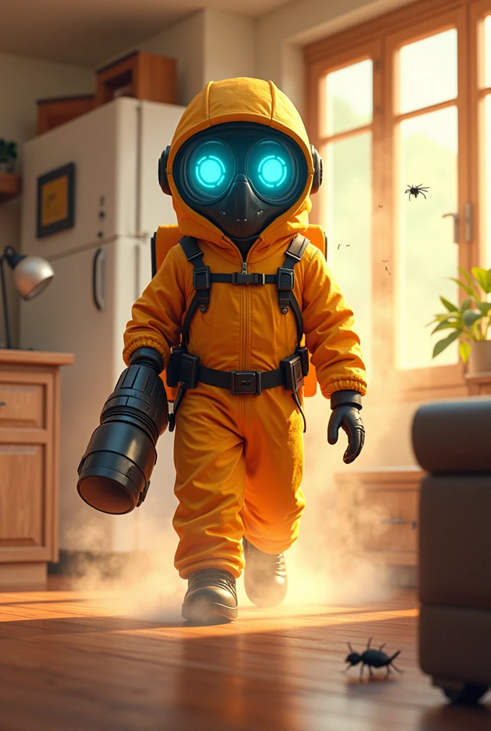 I want you to generate an image of a home fumigation advertisement