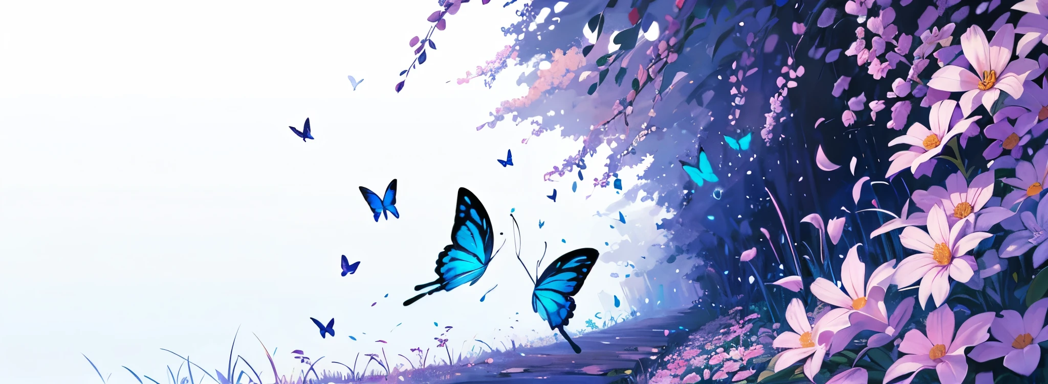 Butterfly, simple, background