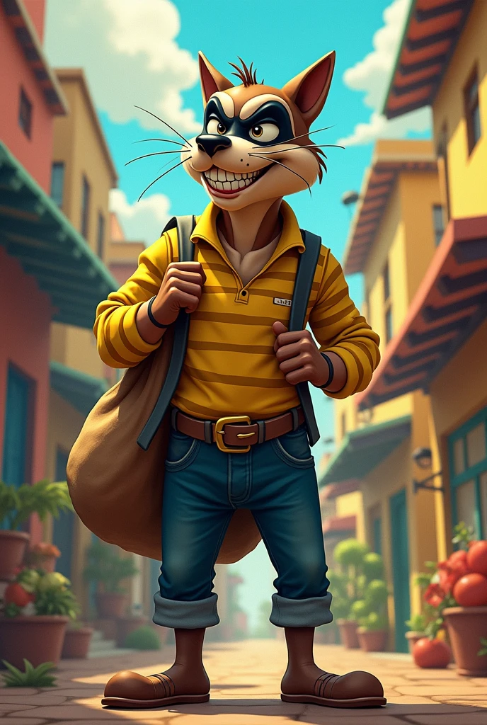 president of brazil dressed as slula thief disney cartoon