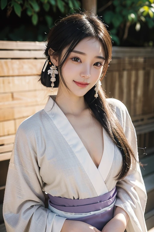 (2 Japanese girl,), (Small breasts:1.5,),(solo,,Textured skin, Detailed skin,Detailed face,Detailed eyes,detailed posing,Natural eyebrows,Sparkling Eyes,High detail, Highest quality, Super detailed, Surrealism, ,8k,RAW Photos,Photographicism,Professional Lighting,Portrait Photography,Soft Light),((Black Hair, Dark Eyes,Natural Makeup,Simple earrings, Bob Hair,ribbon,smile)),(((kimono,Don't break down,Composition from the waist up,seiza)))