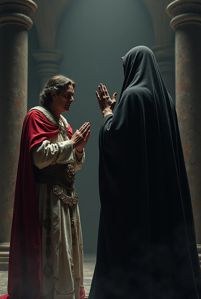 Satan talking to a muslin guy