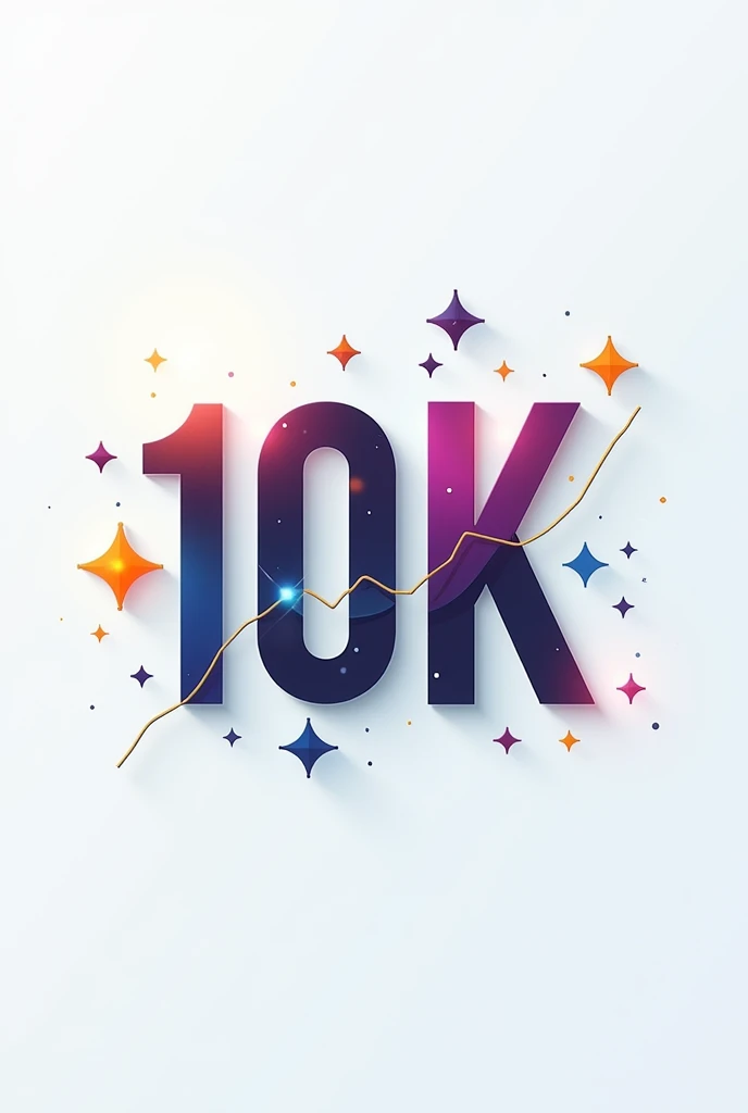 Website logo, just like that, celebrating 10k