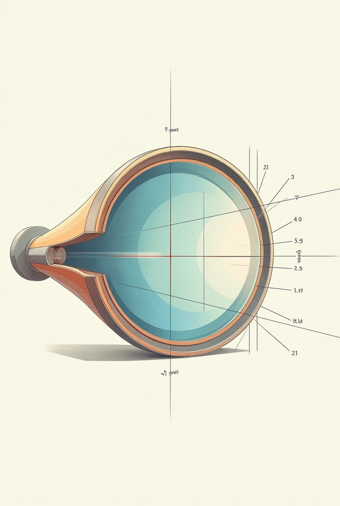 make a converging lens illustration