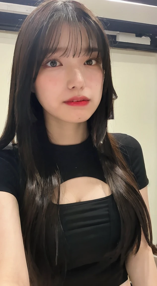 (Realistic Light, Highest quality, 8k, masterpiece: 1.3)), Places of interest: 1.2, 1 person, Perfect beauty: 1.4, Slim Belly: 1.1, ((Dark brown hair)), (Black Cropped Shirt: 1.4), (Outdoor, at night: 1.1), Chinatown Road, Very smooth face, Good Eyes, double eyelid, White shorts, Big Breasts,one person, Long Hair, High resolution, masterpiece, accurate, Anatomically correct, 最High quality, detail, High detail, High-resolution model, High quality, quality, one person, Blushing, gauze, Long Hair, Large Breasts, Close your mouth, Close your mouth, Wide-angle shot, Headpiece, accessories, far and near method, Swimwear、Porn Image