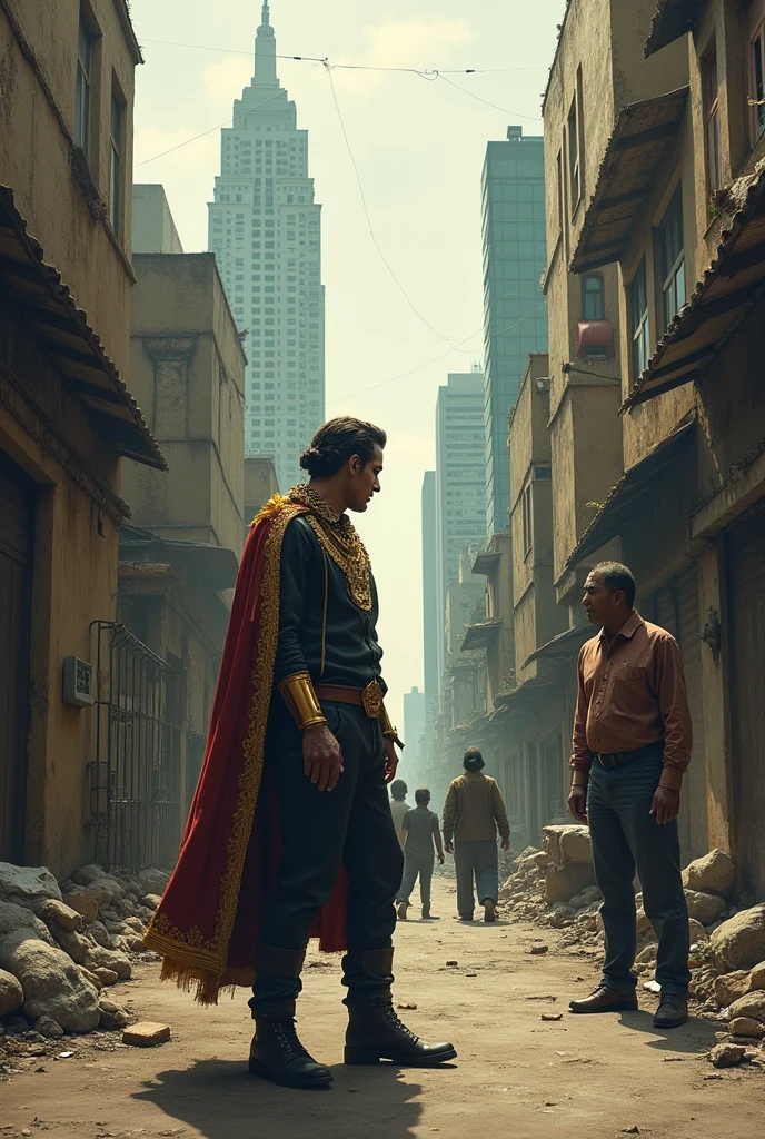 An image of social inequality in Lima, Peru, but not literally, but, Indirectly but forcefully